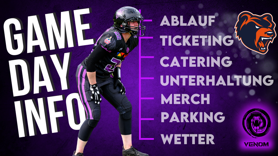 news venom lililenthal Alle Infos zu unserem zweiten Heimspiel der Saison am 08.06.2024