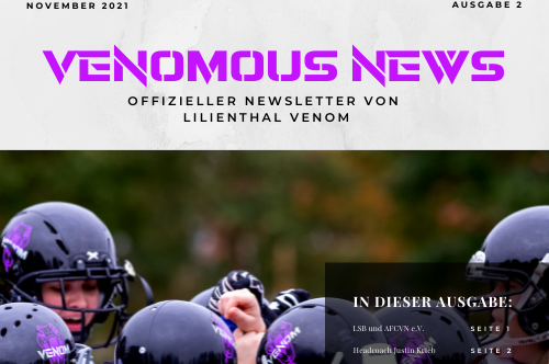 news venom lililenthal Newsletter Ausgabe 2 ist da